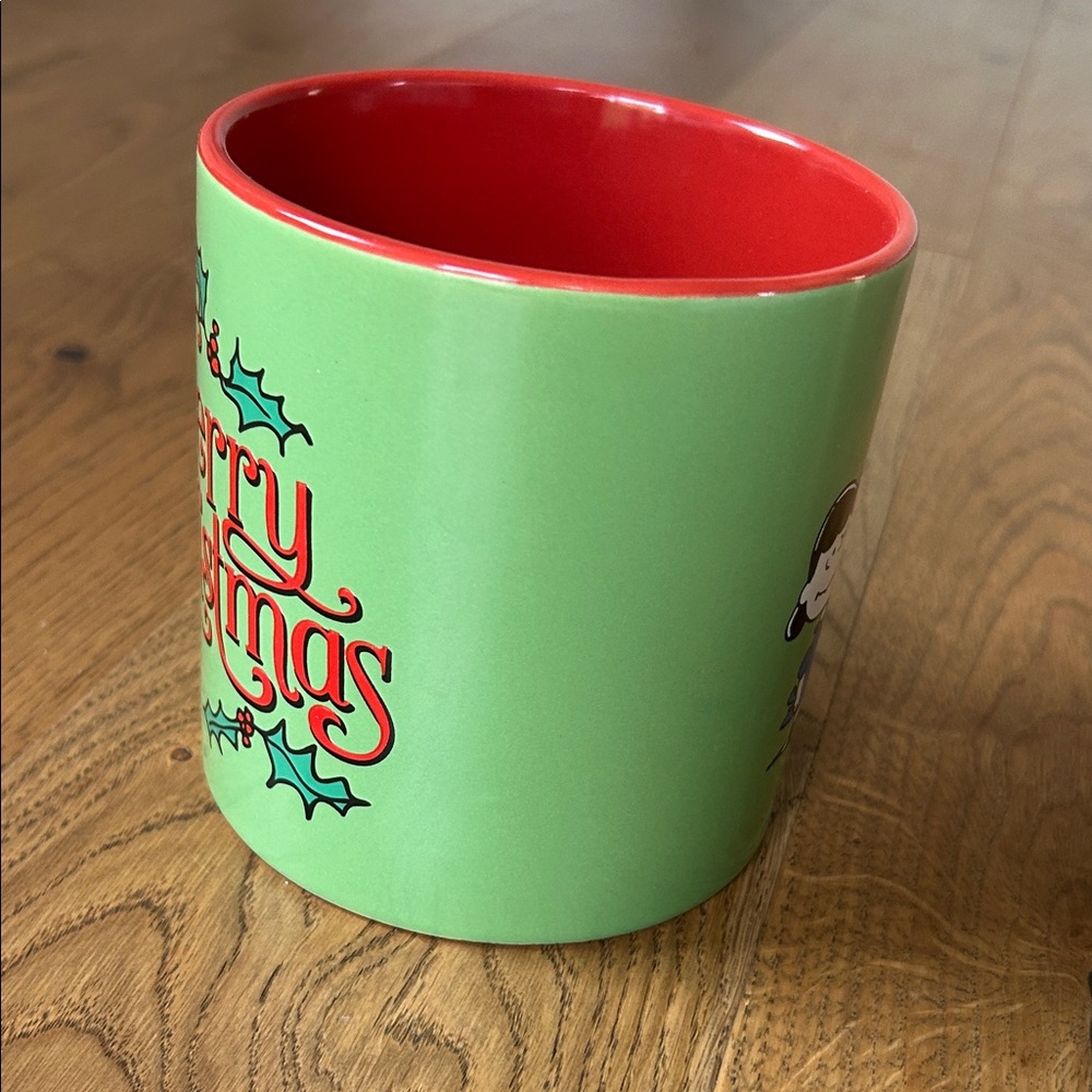 Peanuts Green and Red Ceramic Character Mug - Picture 4 of 6